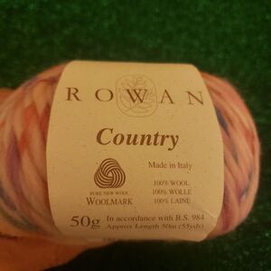 NEW 1 SKEIN Rowan Country knitting crochet yarn MULTICOLORED 50g